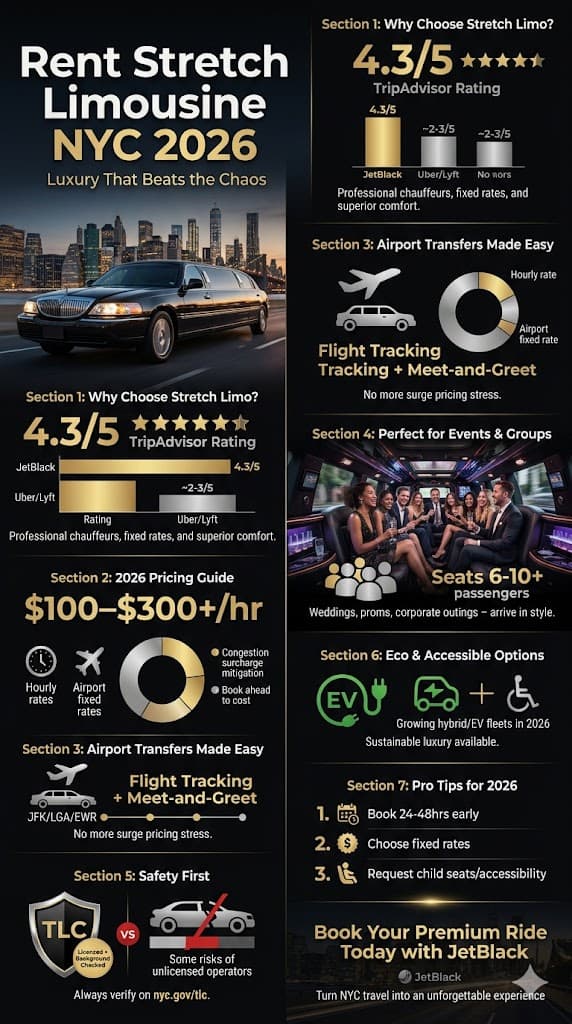 Rent Stretch Limousine Nyc: 7 Honest Facts For First-Timers 2026 3 June 18, 2026 Infographic Rent Stretch Limousine