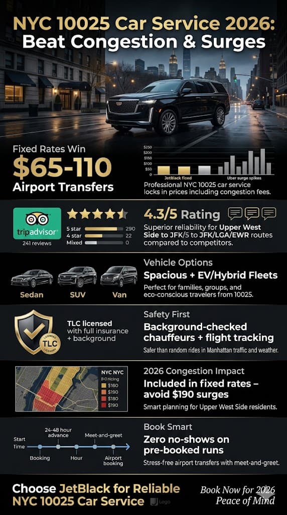 Infographic Nyc 10025 Car Service
