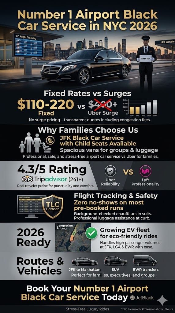 Infographic Number 1 Airport Black Car Service
