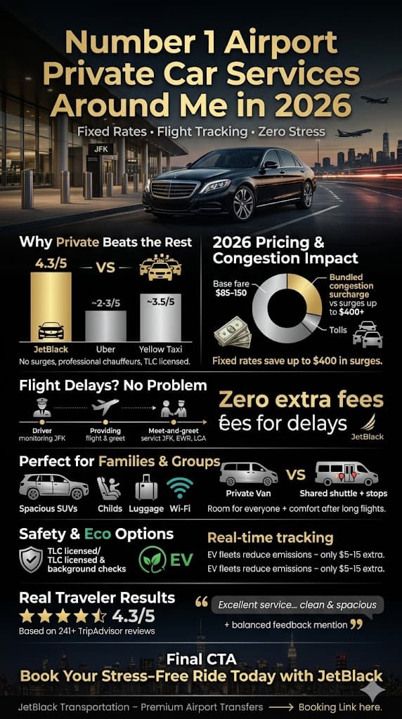 Infographic Number 1 Airport Private Car Services Around Me