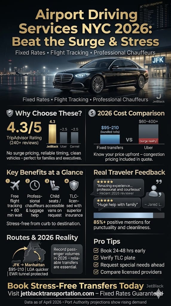 Infographic Airport Driving Services