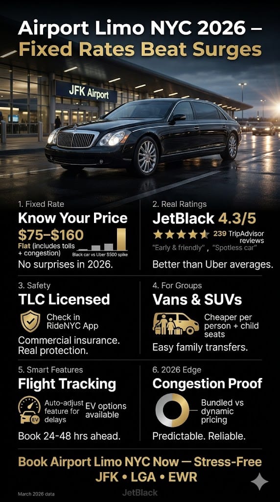 Infographic Airport Limo Nyc