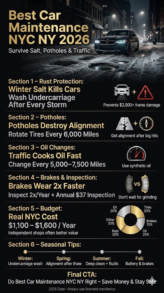 Infographic Best Car Maintenance Nyc Ny