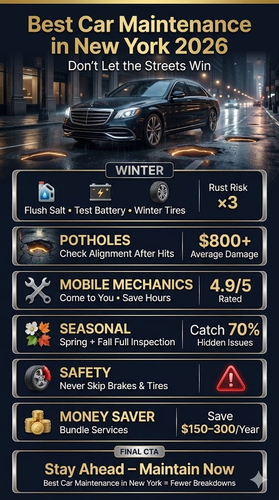 Infographic Best Car Maintenance In New York