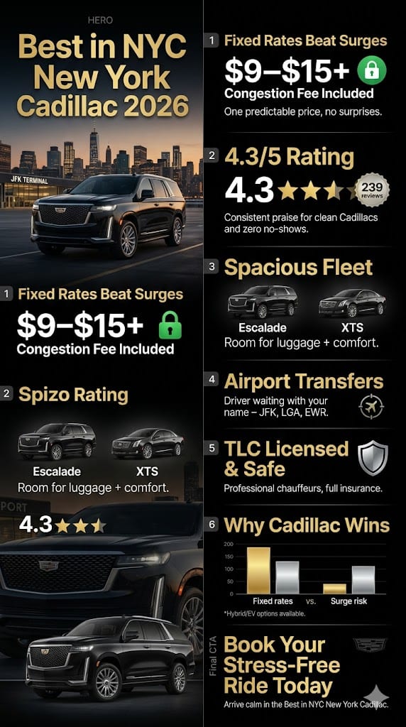 Infographic Best In Nyc New York Cadillac