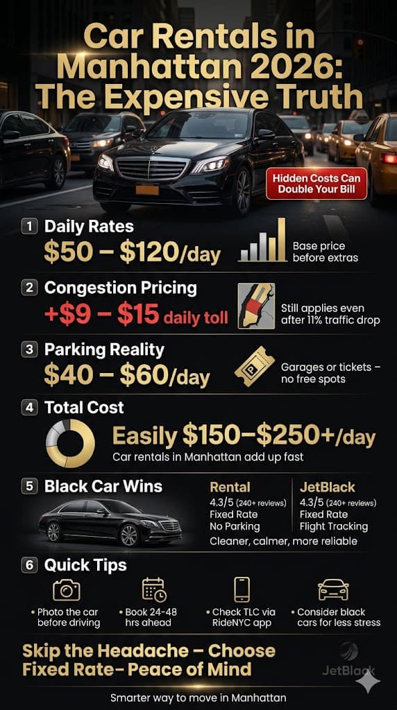 Infographic Car Rentals In Manhattan