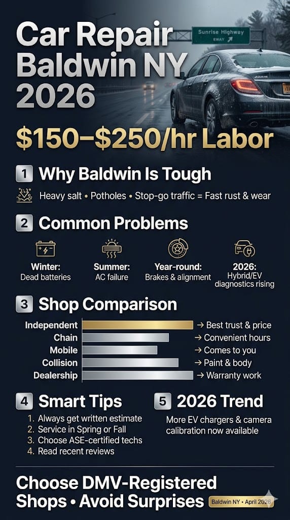 Infographic Car Repair Baldwin Ny