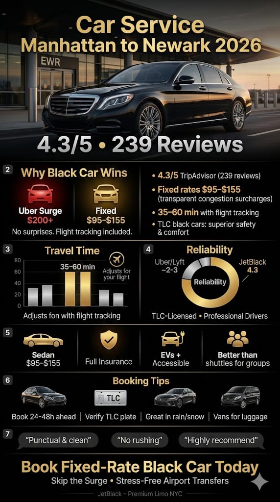 Infographic Car Service From Manhattan To Newark
