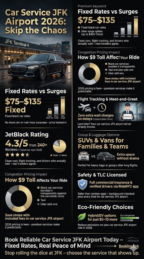 Infographic Car Service Jfk Airport
