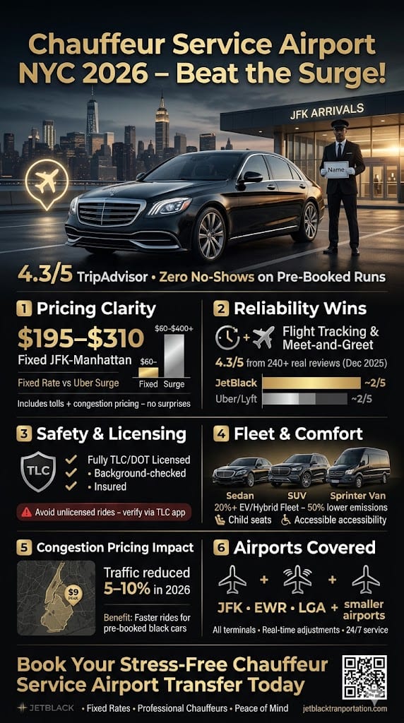 Infographic Chauffeur Service Airport