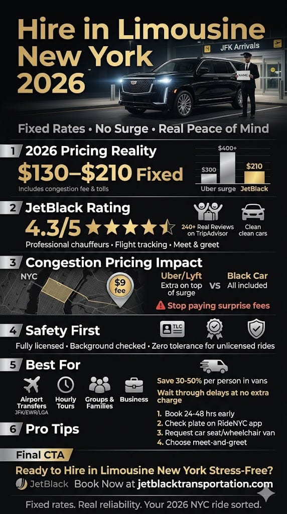 Infographic Hire In Limousine New York