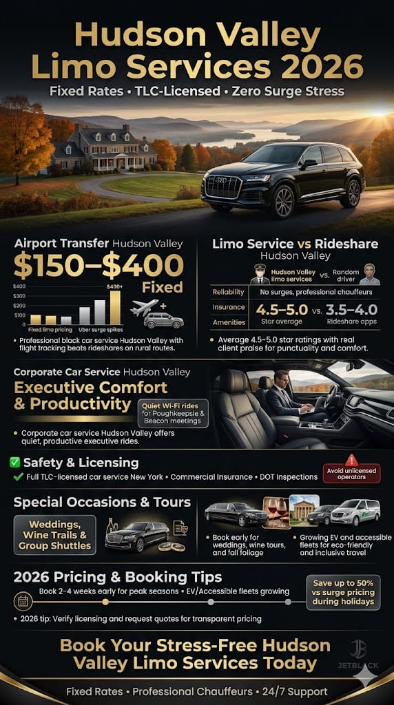 Infographic Hudson Valley Limo Services