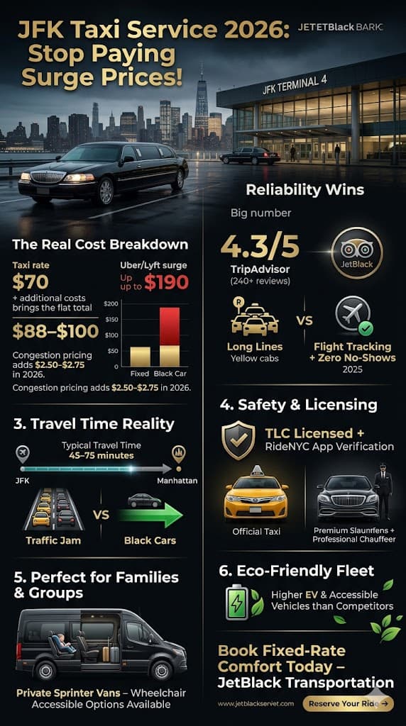 Jfk Taxi Service 2026: My Brutal First-Person Test As A Business Traveler 3 May 10, 2026 Infographic Jfk Taxi Service