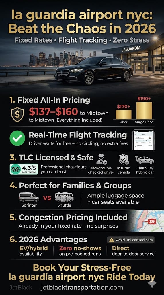 Infographic La Guardia Airport Nyc