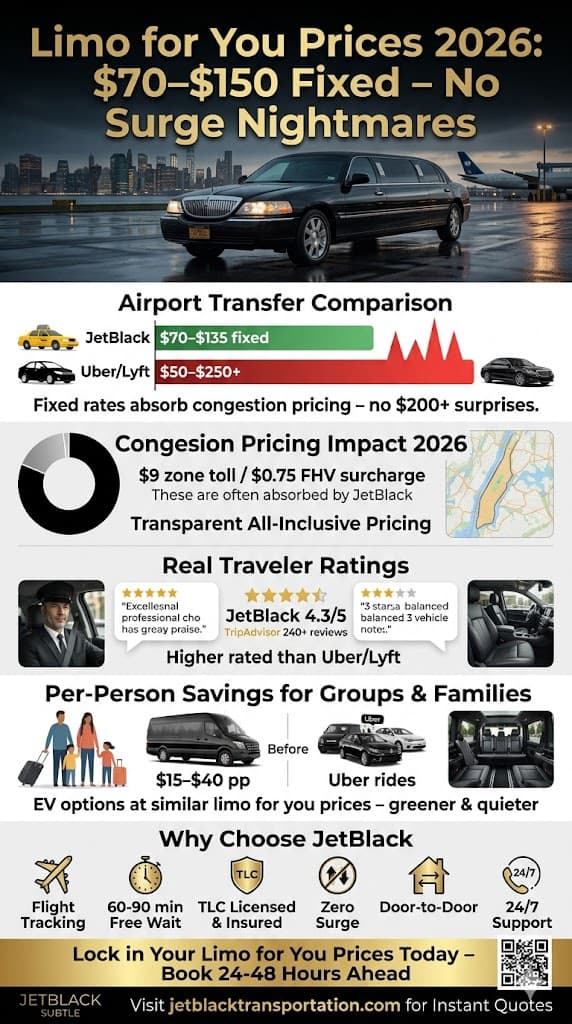 Infographic Limo For You Prices
