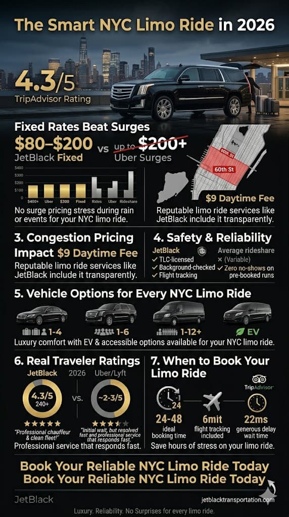 Infographic Limo Ride