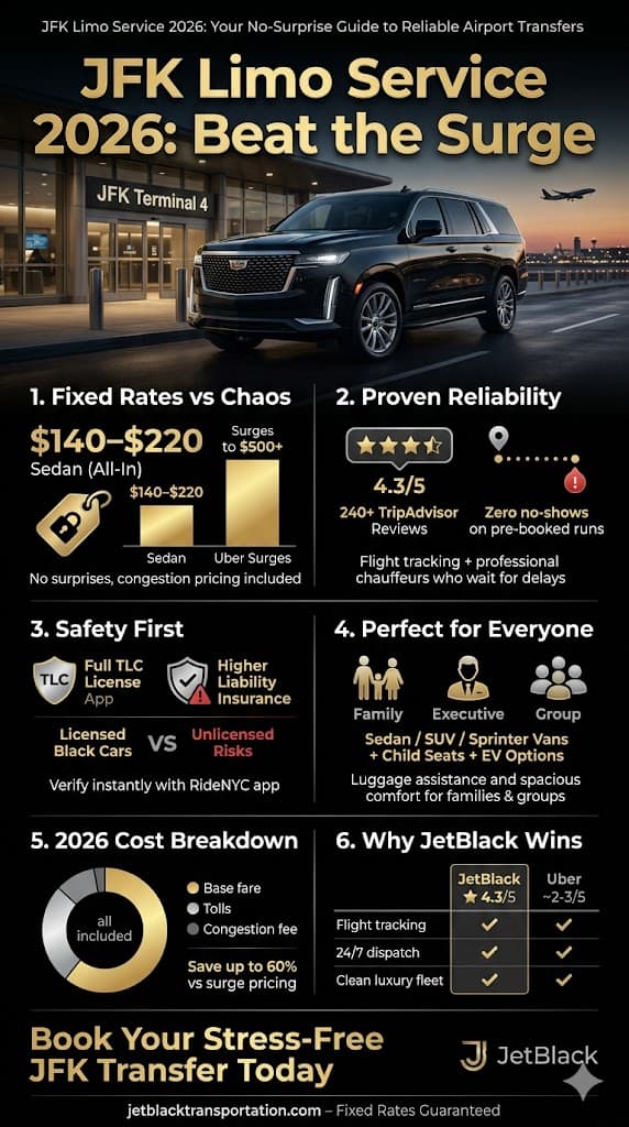 Infographic Limos Jfk