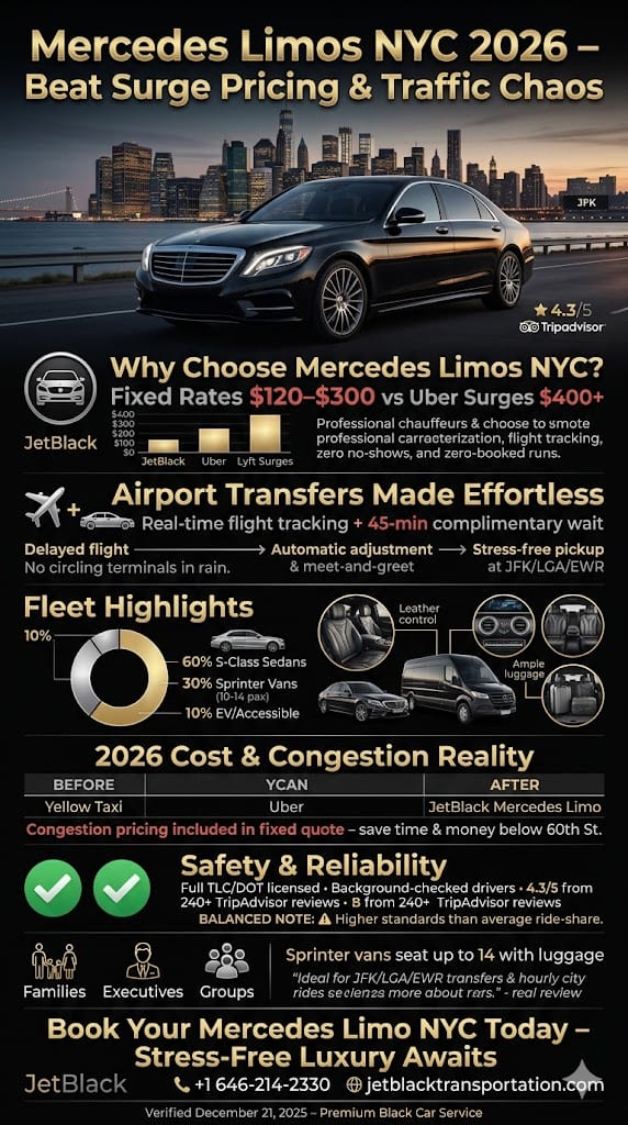 Infographic Limos Mercedes