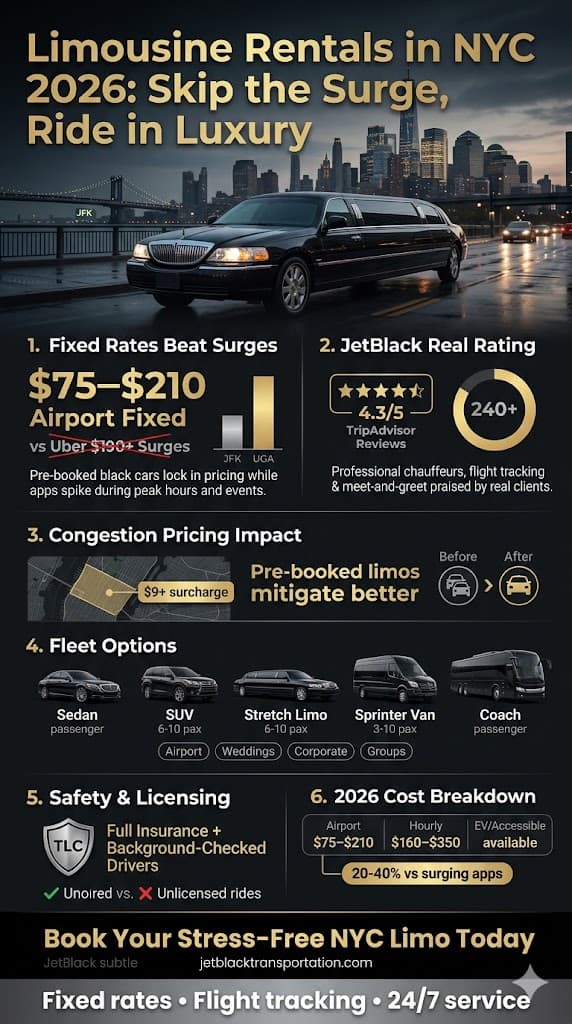 Infographic Limousine Rentals In Nyc