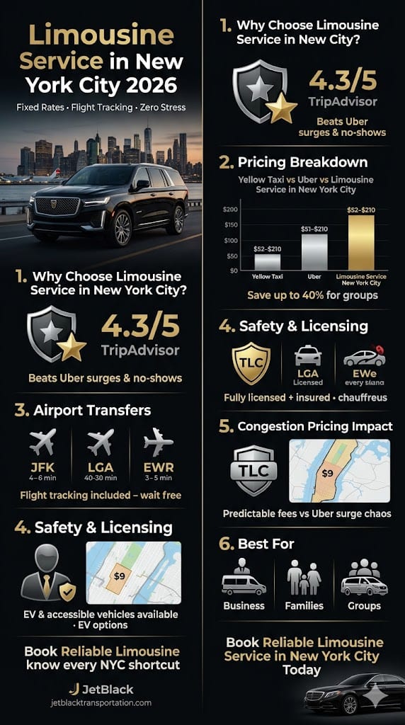 Infographic Limousine Service In New York City