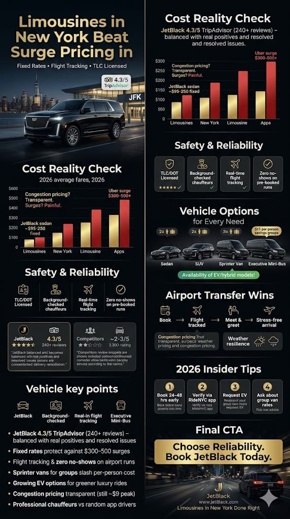 Infographic Limousines In New York