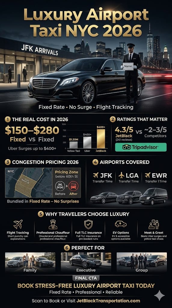 Infographic Luxury Airport Taxi