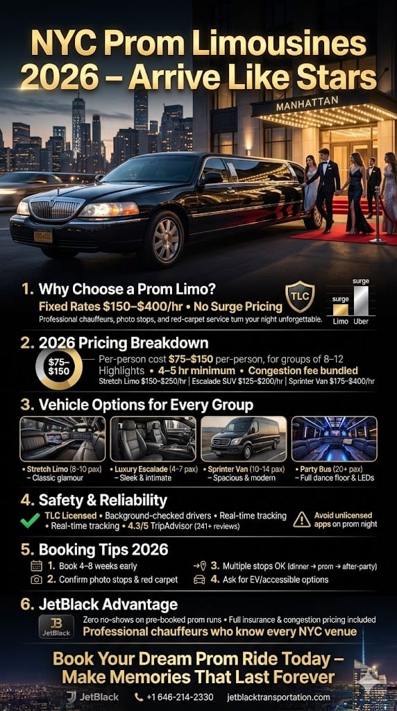 Infographic New York City Prom Limousines