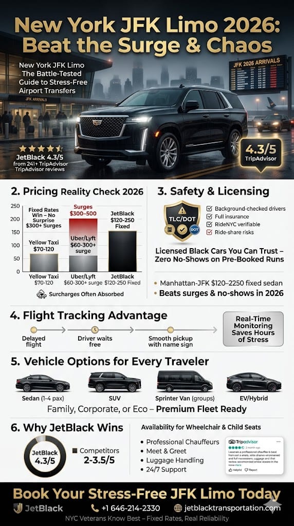 Infographic New York Jfk Limo