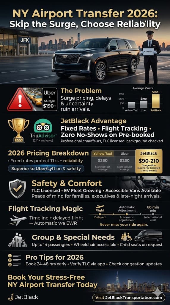Infographic Ny Airport Transfer