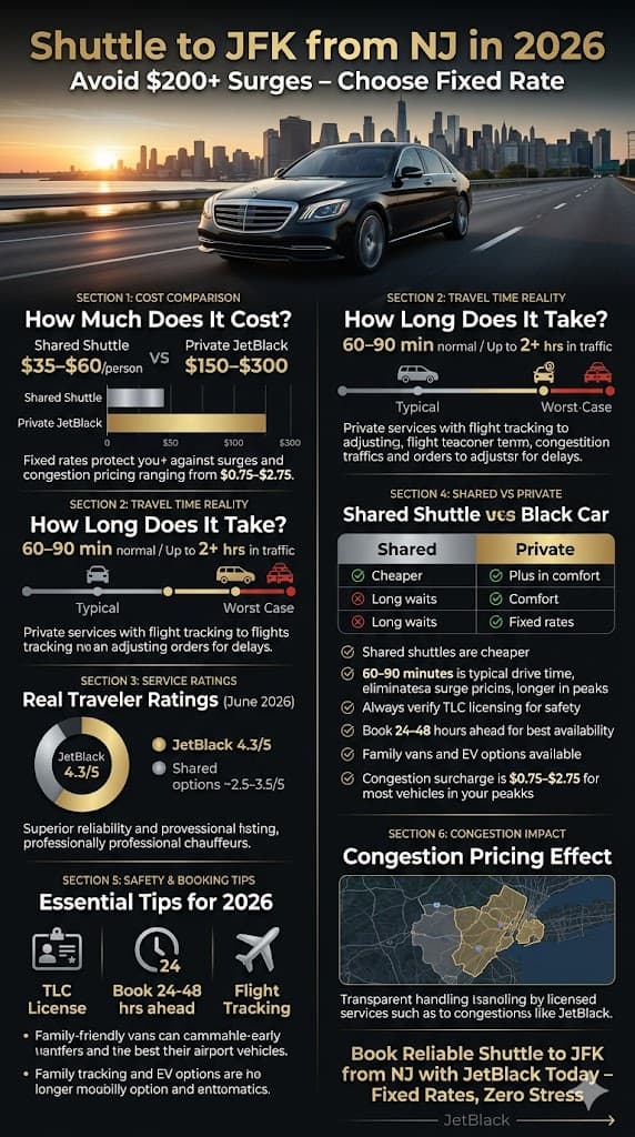 Infographic Shuttle To Jfk From Nj
