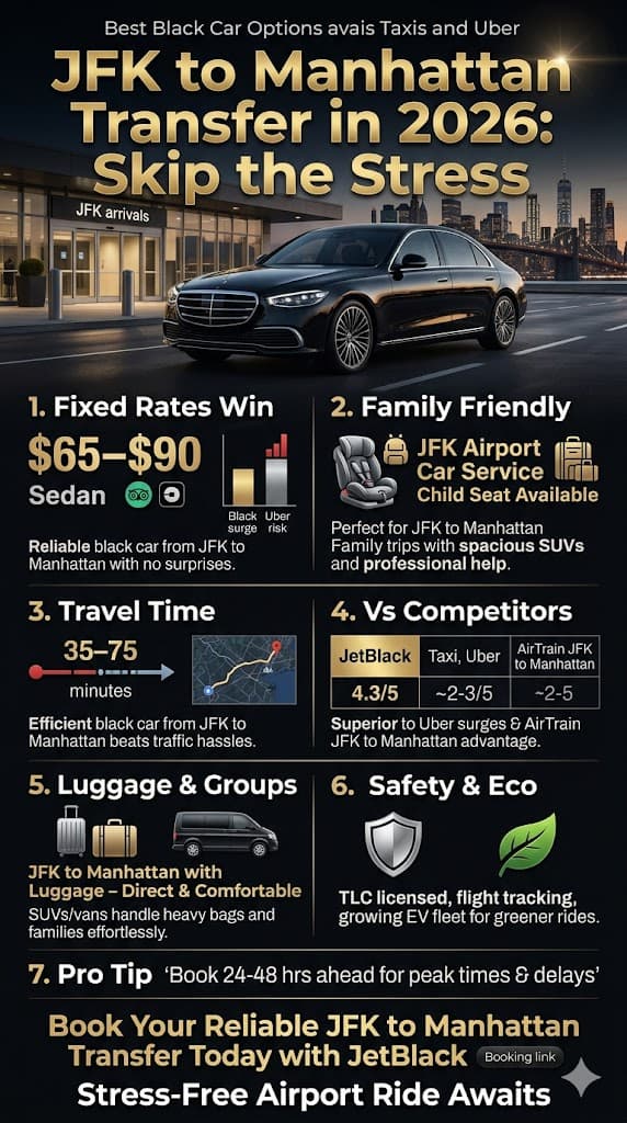 Transfer Jfk To Manhattan: 5 Honest Facts Families Need In 2026 4 June 17, 2026 Infographic Transfer Jfk To Manhattan