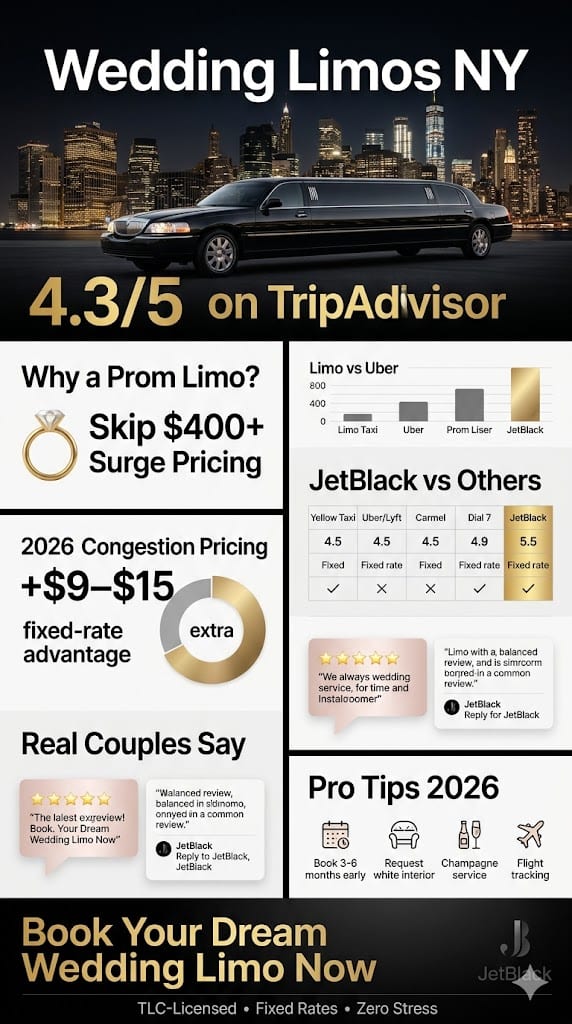 Infographic Wedding Limos Ny