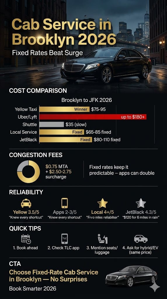Infographic Cab Service In Brooklyn