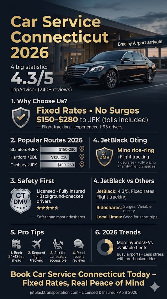 Infographic Car Service Connecticut