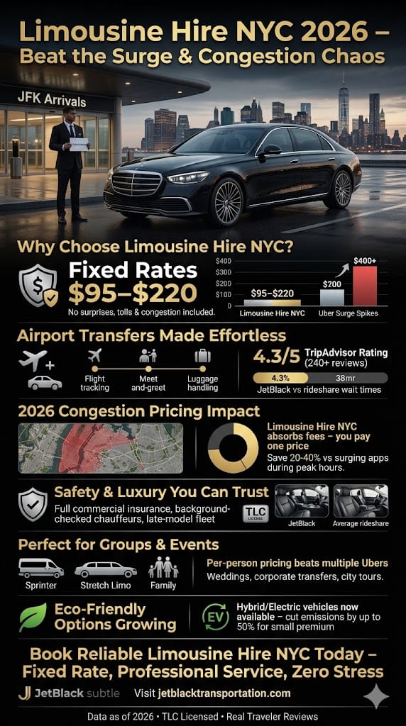Infographic Limousine Hire Nyc