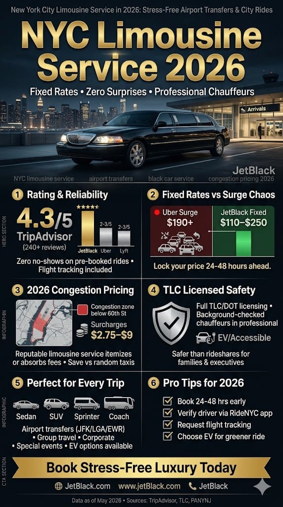 Infographic Limousine Service