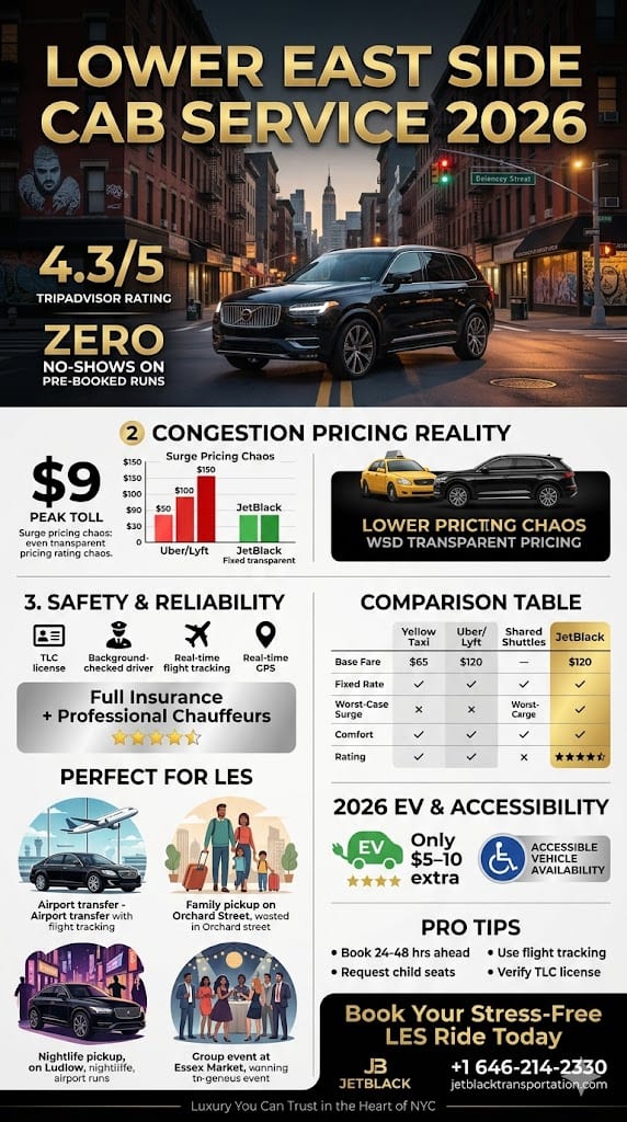 Infographic Lower East Side Cab Service