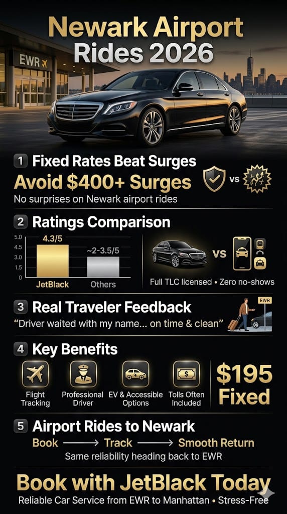 Infographic Airport Rides To Newark
