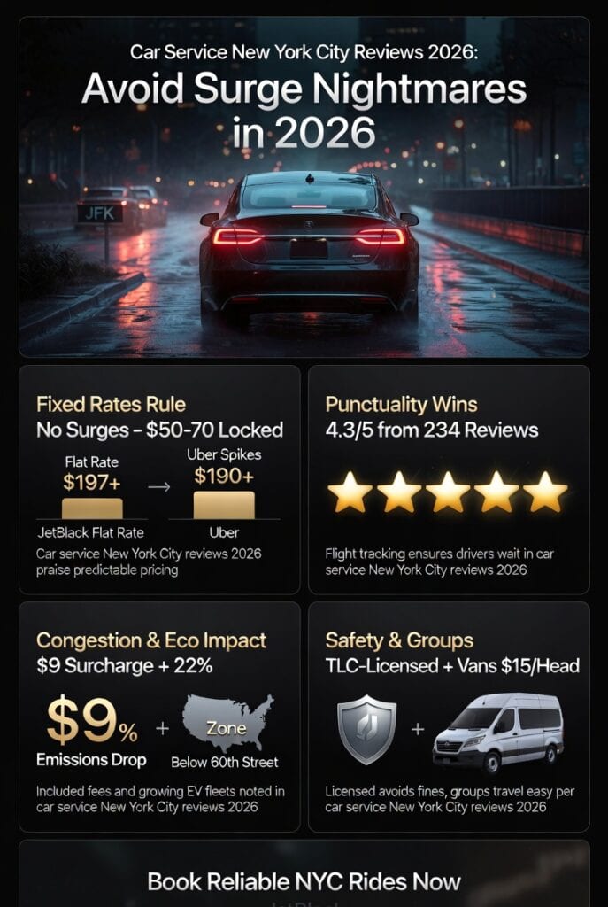 Infographic Car Service New York City Reviews 2026