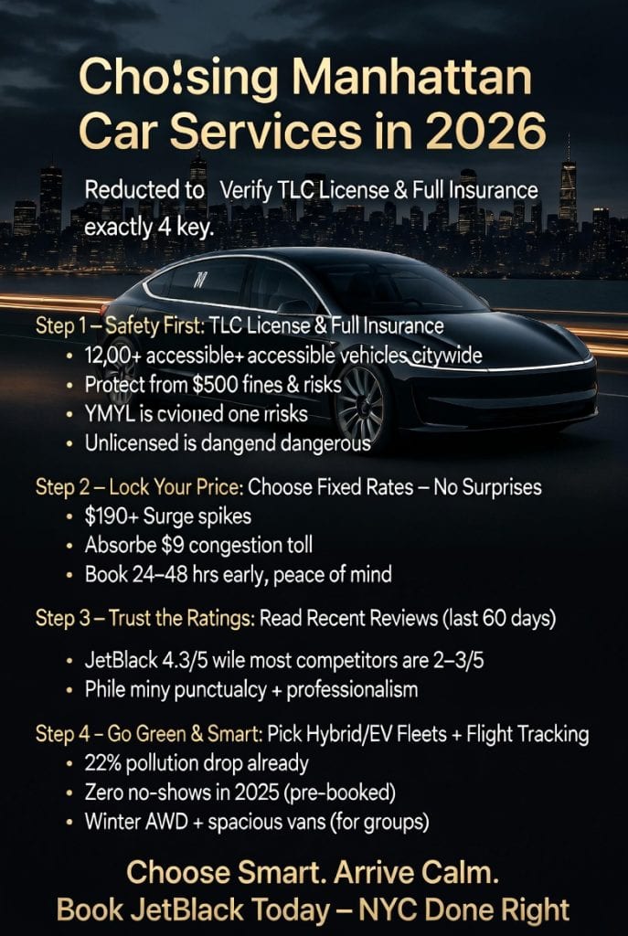 Infographic How To Choose Manhattan Car Services