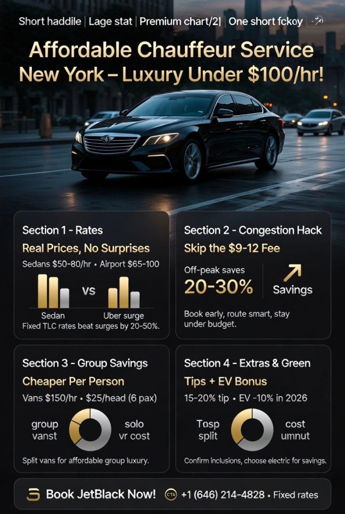 Infographic Affordable Chauffeur Service New York