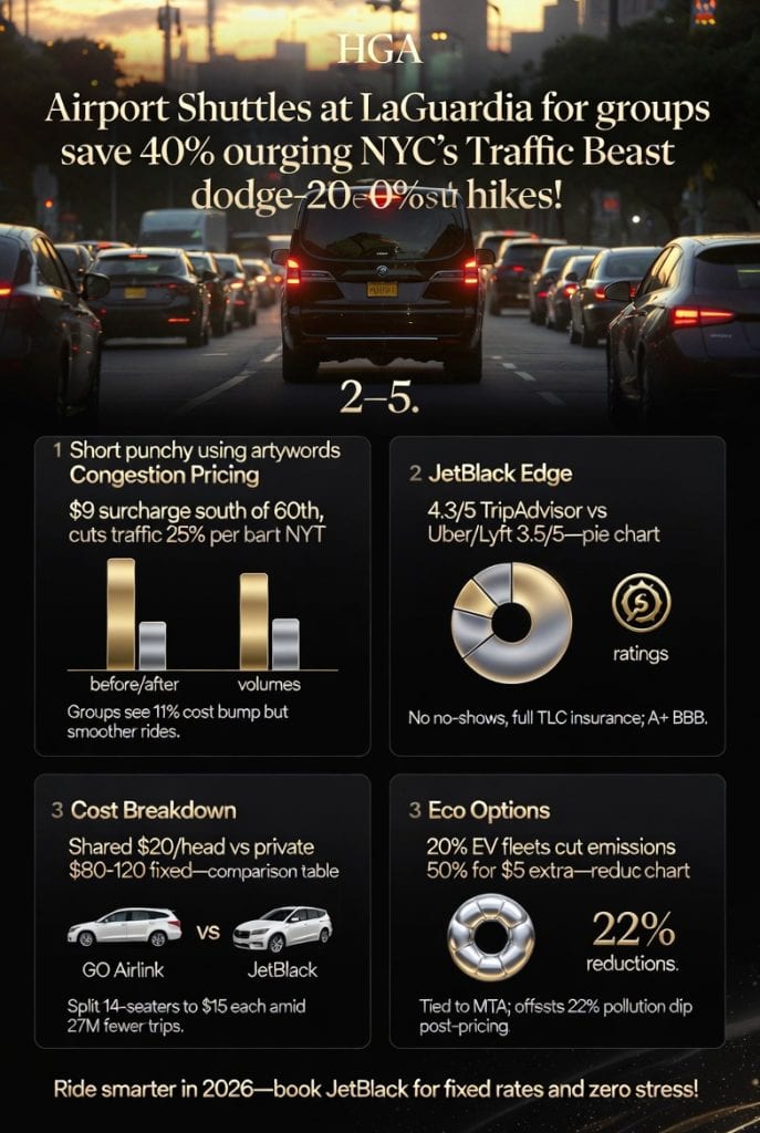 Airport Shuttles At Laguardia For Groups In 2026: Dodging Nyc'S Traffic Beast Without Breaking A Sweat 3 April 15, 2026 Infographic Airport Shuttles At Laguardia For Groups