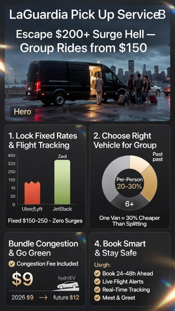 Infographic Laguardia Pick Up Service For Groups