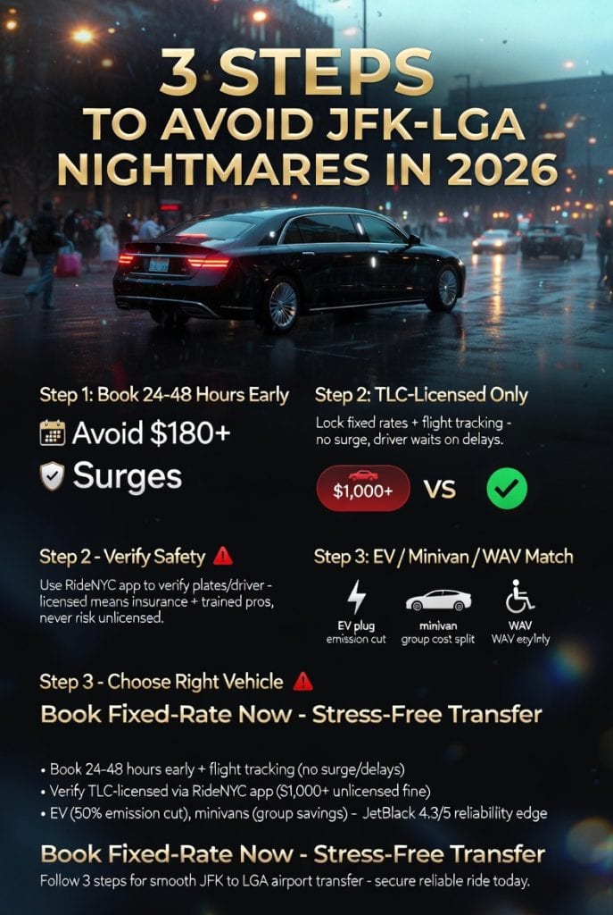 How To Book A Jfk To Lga Airport Transfer In 2026 – No Sugarcoating, Just The Truth 3 April 16, 2026 Infographic How To Book A Jfk To Lga Airport Transfer
