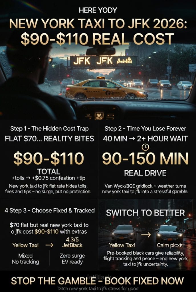 New York Taxi To Jfk In 2026: The Real Deal – Flat Fares, Sneaky Extras &Amp; When To Bail 3 April 16, 2026 Infographic New York Taxi To Jfk