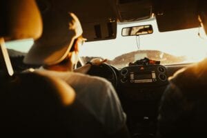 Airport Limo Services Close To Jfk Black Suv At Terminal Pickup Zone New York