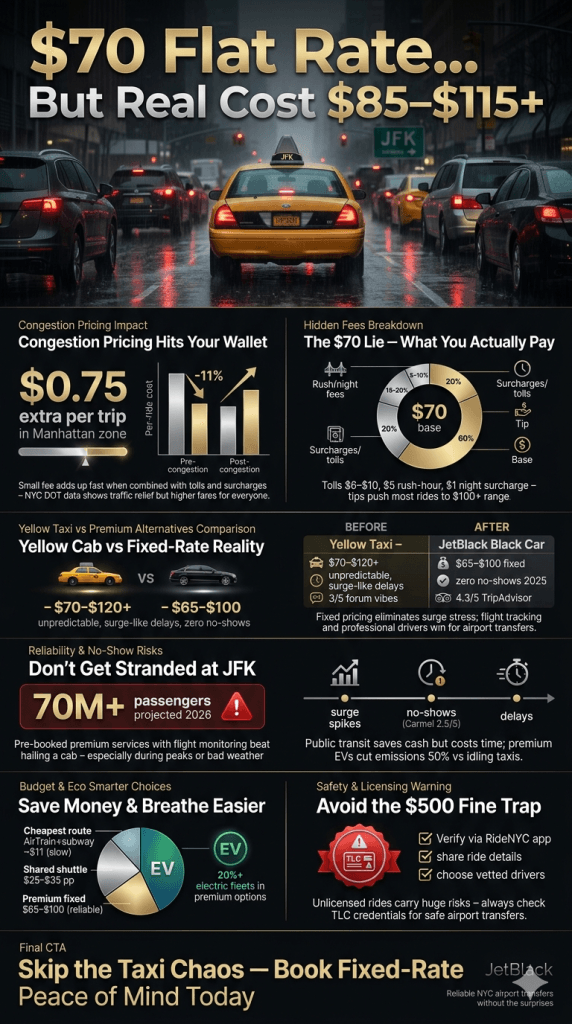 Infographic How Much Is A Taxi To Jfk