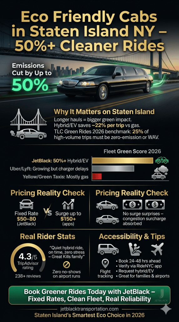 Eco Friendly Cabs In Staten Island Ny Infographic Showing 2026 Nyc Congestion Pricing Impacts On Eco Friendly Cabs In Staten Island Ny