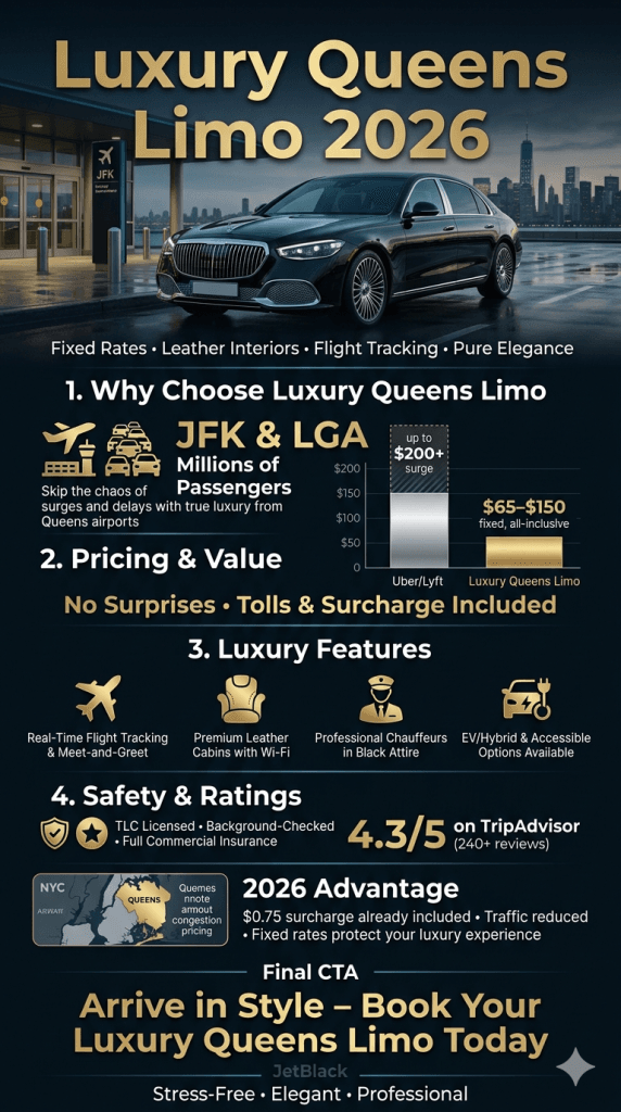 Luxury Queens Limo Luxury Queens Limo Comparison Infographic 2026