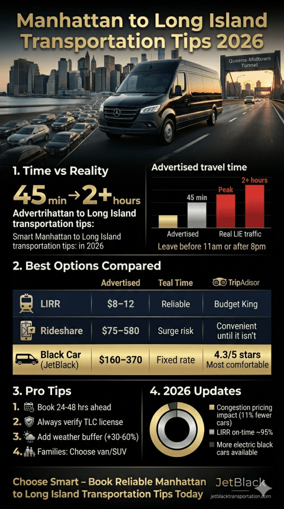  Infographic Manhattan To Long Island Transportation Tips